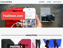 Tablet Screenshot of fashiown.com